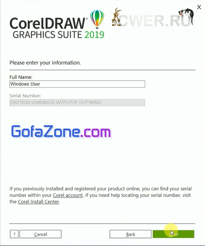 serial number coreldraw 2019 mac